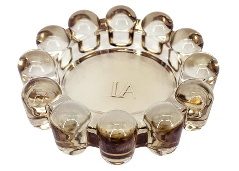 Alice Lane Original Bubble Dish amber glass display for candles