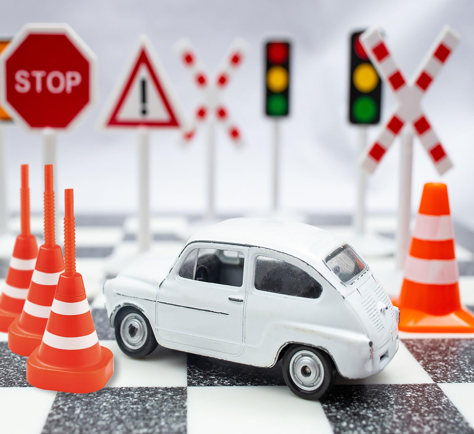 ALINK construction birthday visuals boost table decor and party fun