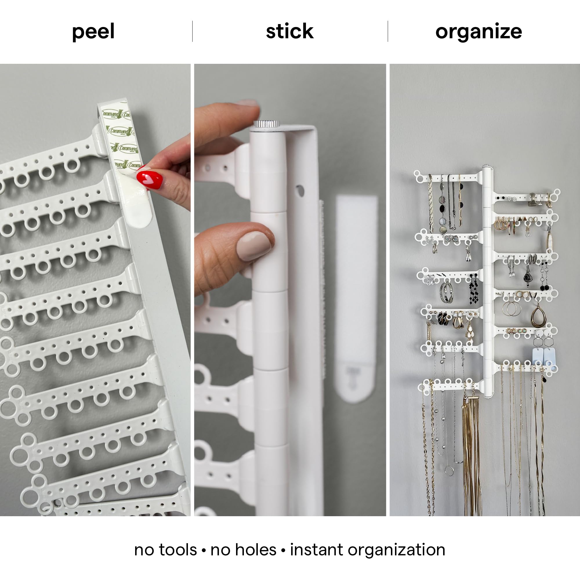 All Hung Up durable aluminum bracket and sturdy branches highlight long-lasting build.