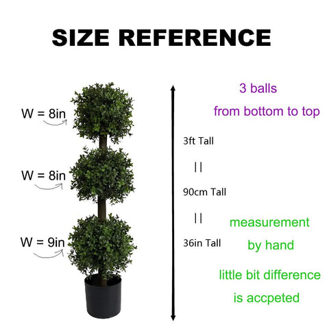 ALL SEASON GREEN indoor-outdoor decor topiary, ideal for patios and foyers.