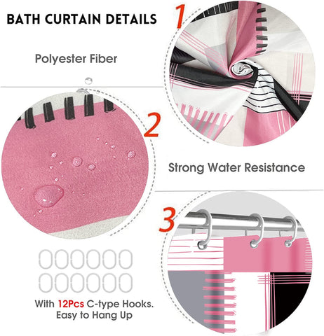 All Smiles pink bathroom decor set elevates style with practical details.