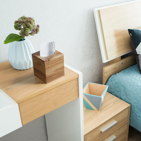 ALLELION easy-refill design simplifies replacing empty tissue boxes.
