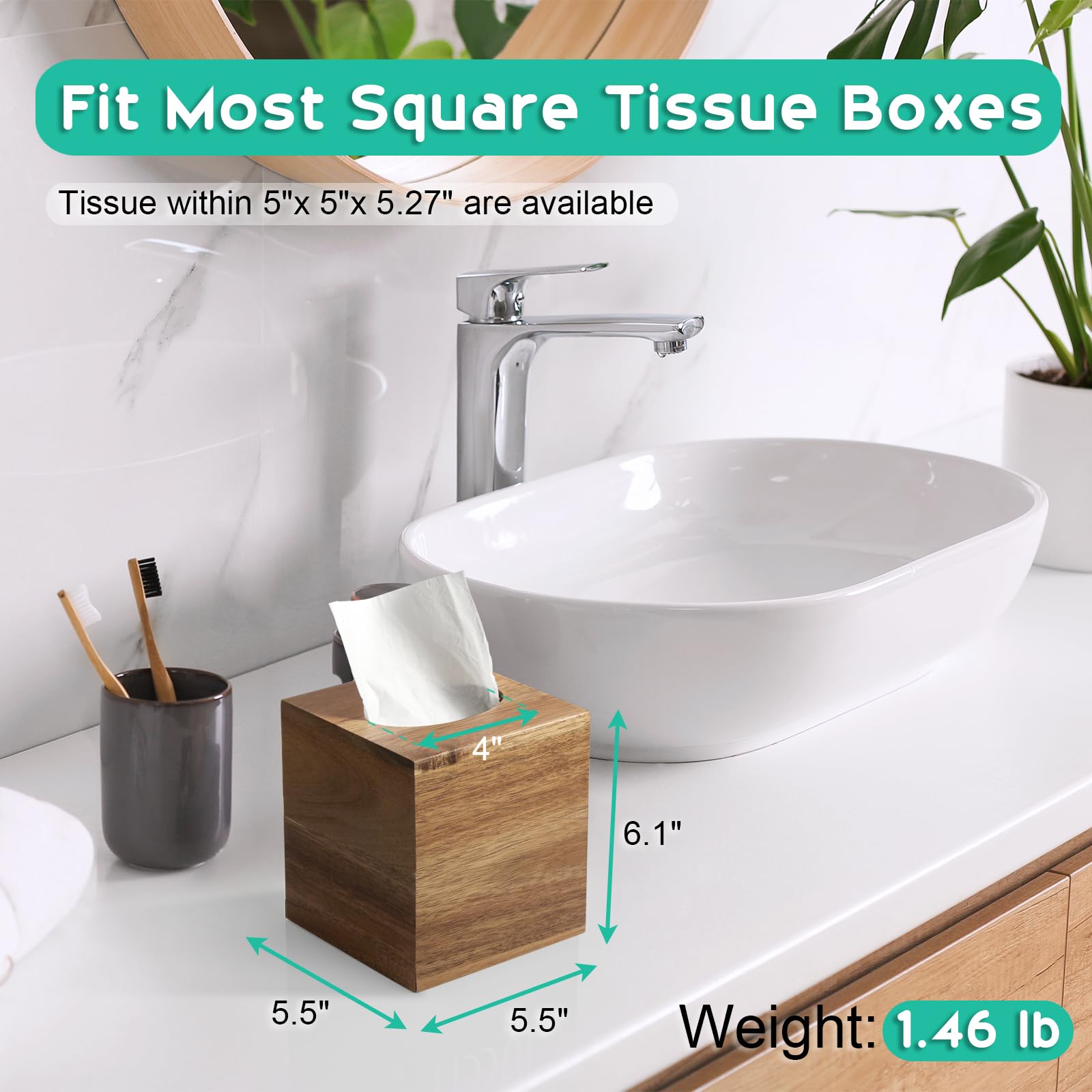 ALLELION makes a thoughtful housewarming gift with timeless wood finish.