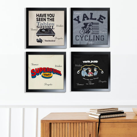 Allenkwok concert tshirt display ideal for band merch in retail or events.