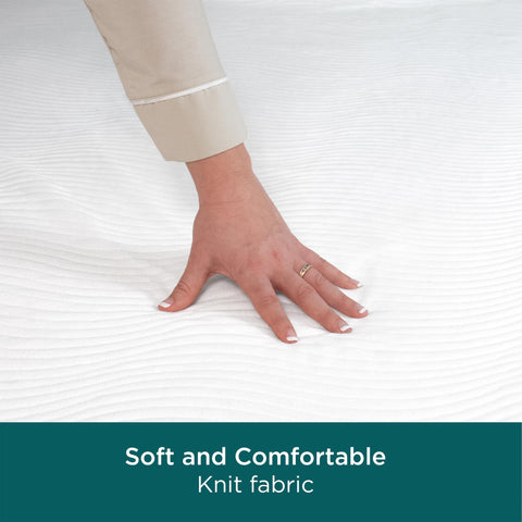 Aller-Ease CleanBoost Plush Knit Mattress Protector hot water washable for easy care