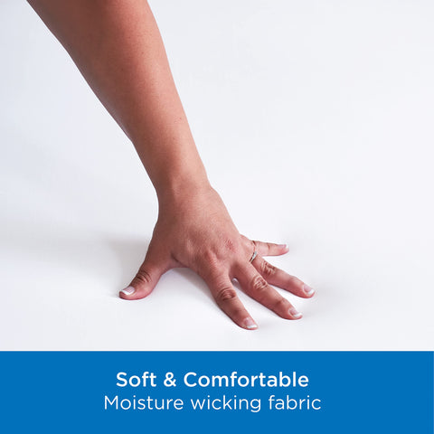 Aller-Ease Maximum soft, quiet top fabric delivers comfortable night protection.
