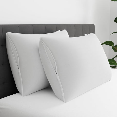 Aller-Ease moisture-wicking fabric close-up shows breathable, soft surface for night comfort.