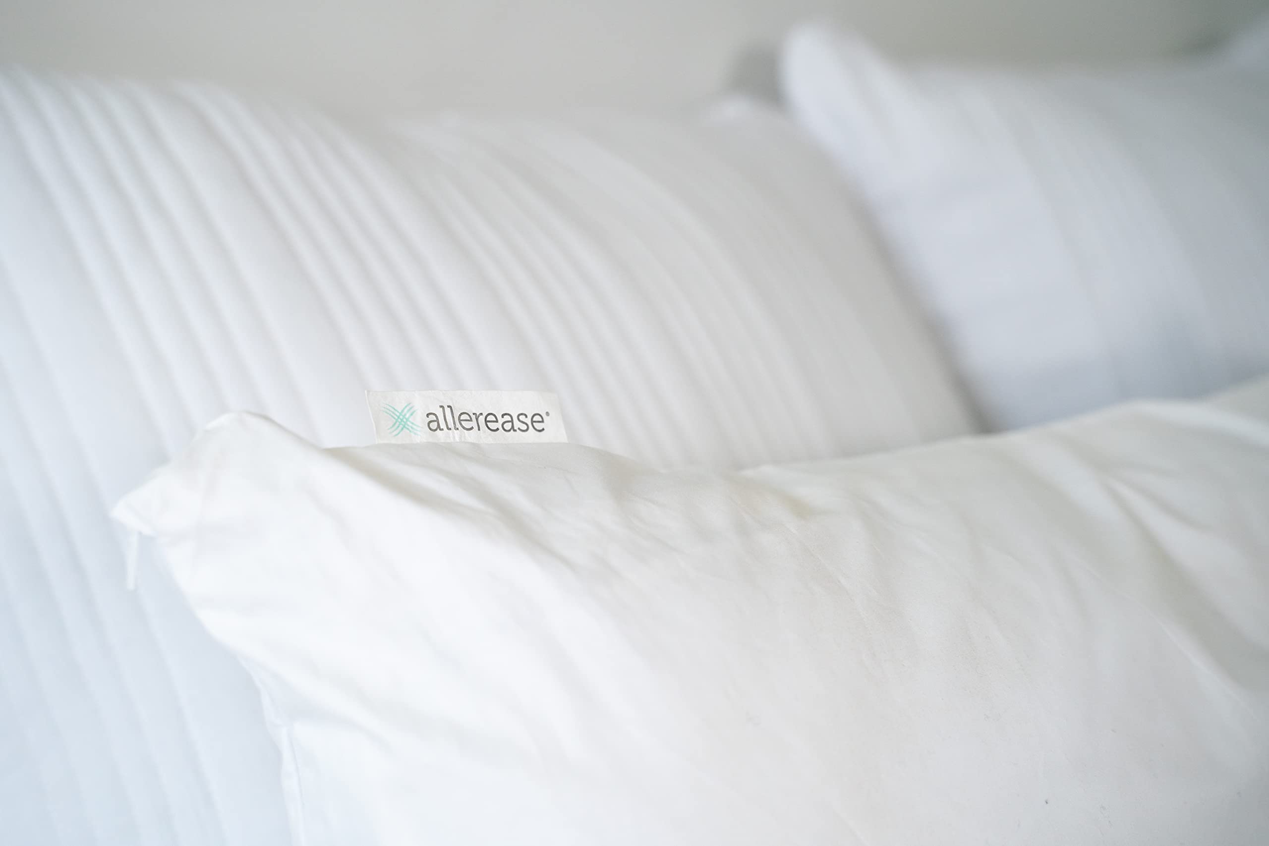 AllerEase protector with soft touch cotton surface for gentle sleep.