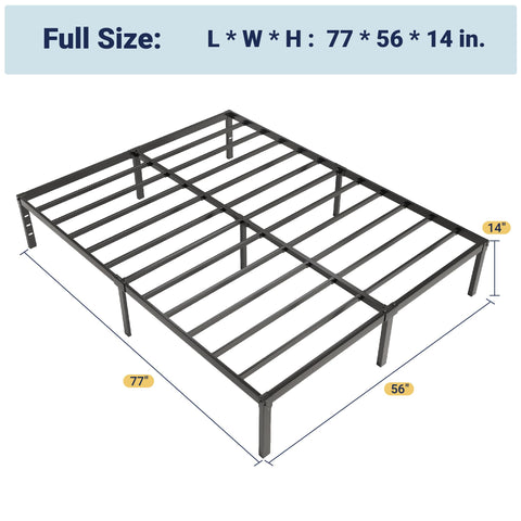 Allewie bed frame with under-bed storage keeps essentials organized and off the floor.