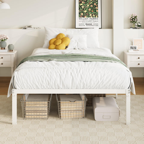 Allewie mattress platform design does not require a box spring.