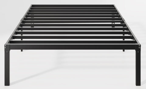 Allewie metal platform bed requires no box spring for basic setups