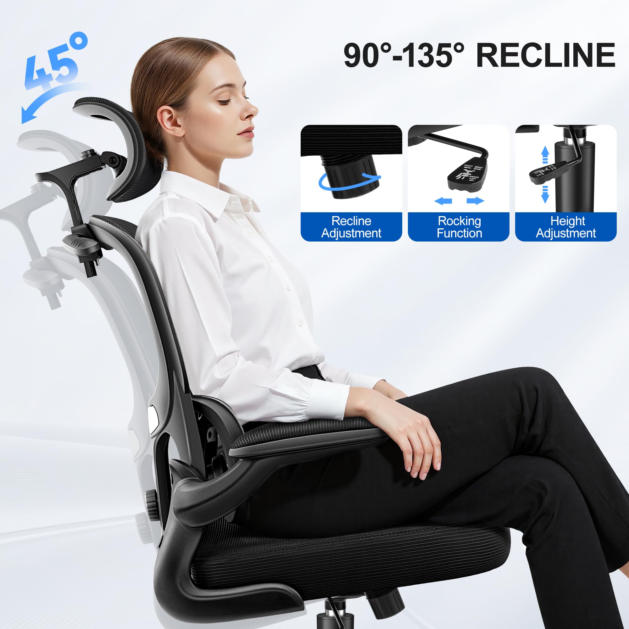ALLGOD breathable mesh seat keeps you cool during busy days