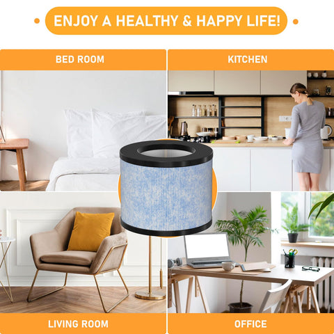 Cross-brand compatibility for reliable replacement in compatible purifiers.