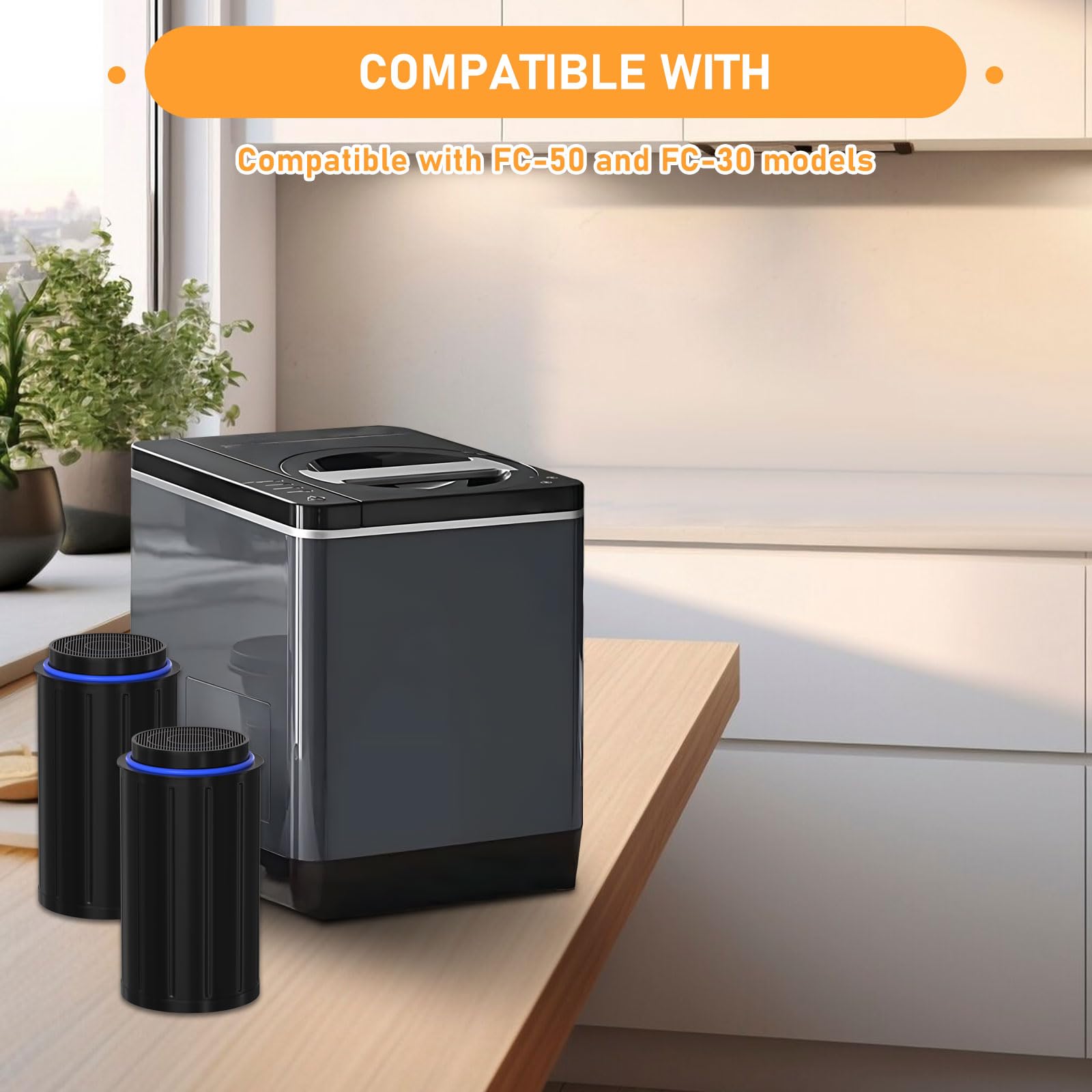 Allisfresh easy installation without tools for quick filter change.