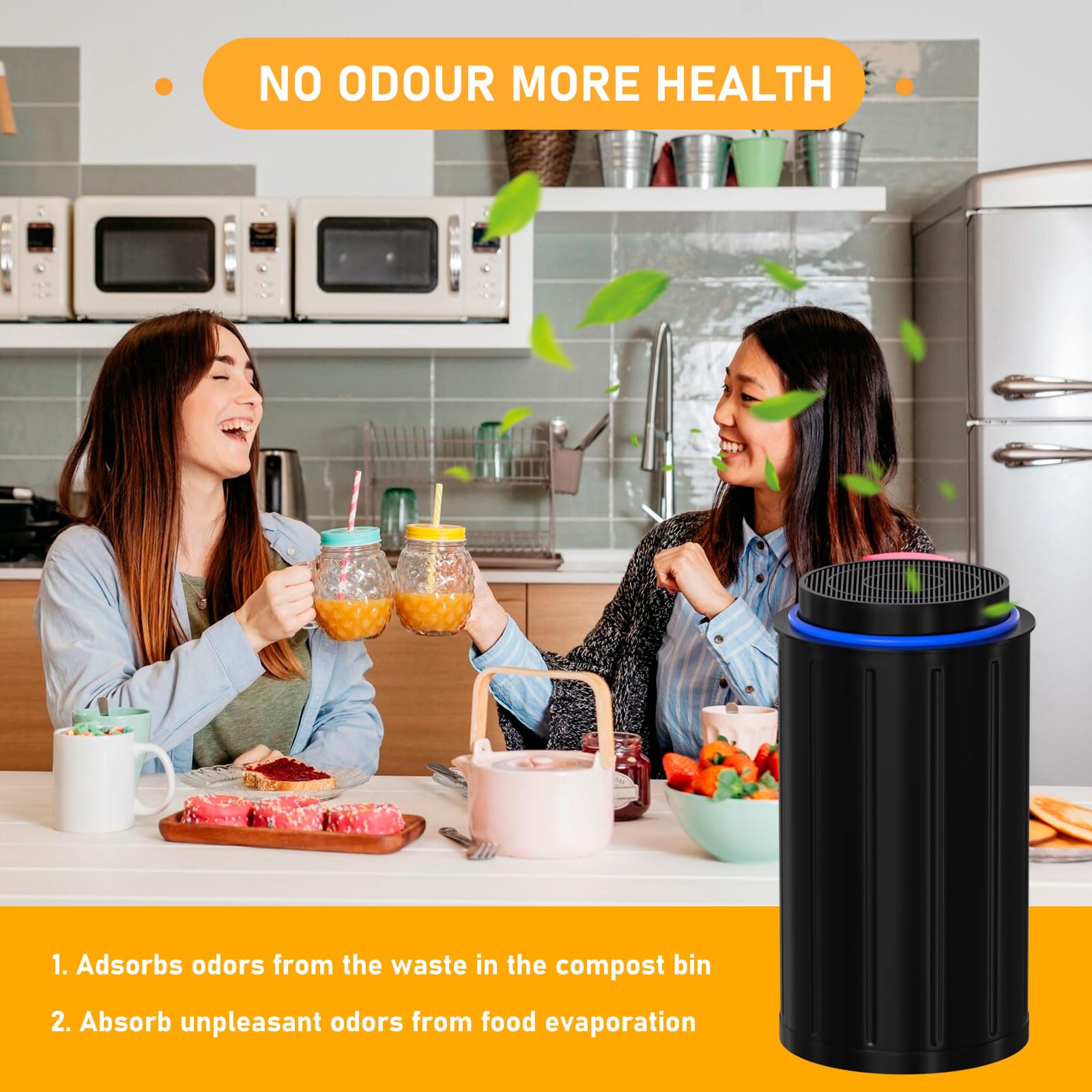 Allisfresh FoodCycler filter helps maintain kitchen freshness between uses.