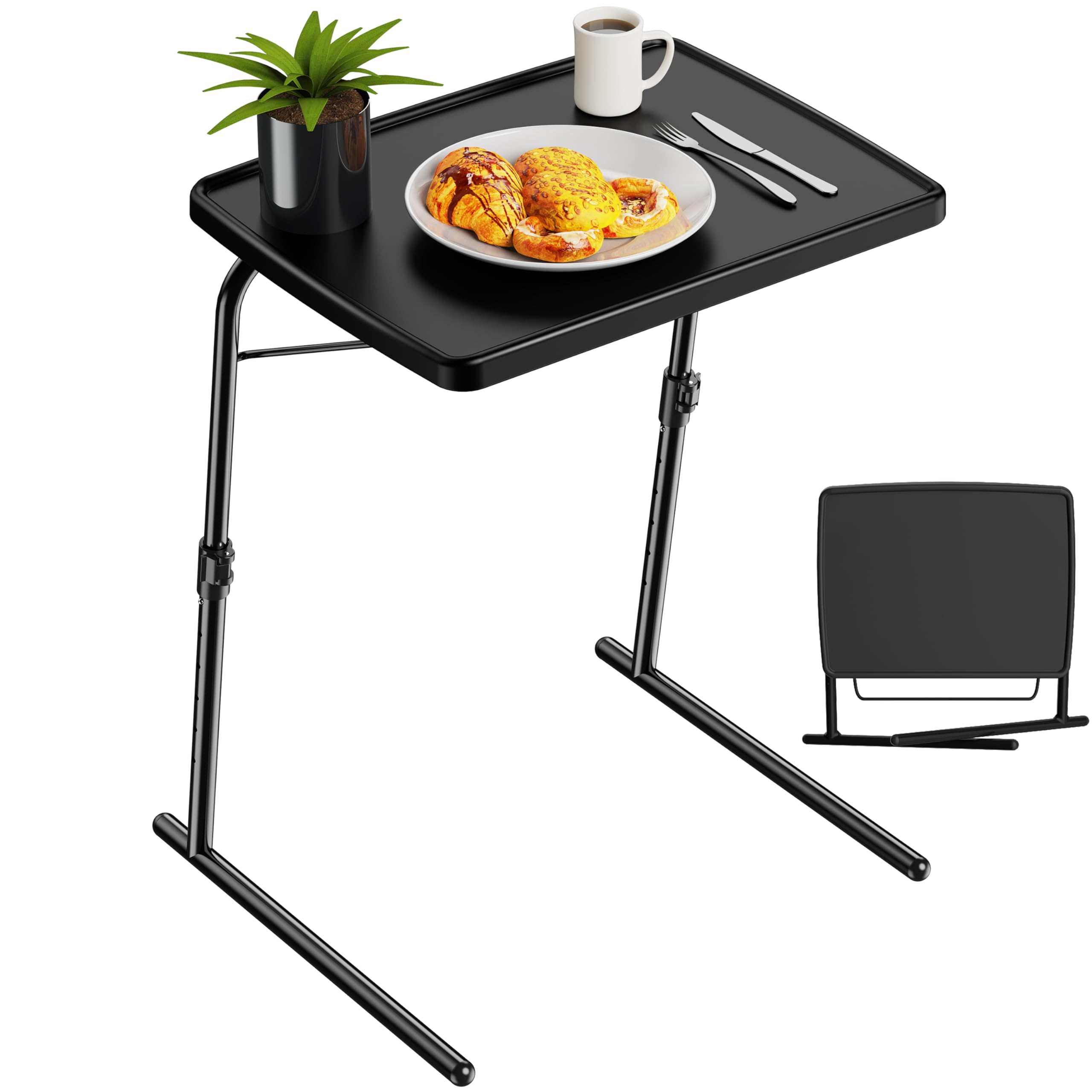 Allpop Max TV Tray Table top view showing a large surface for meals or work