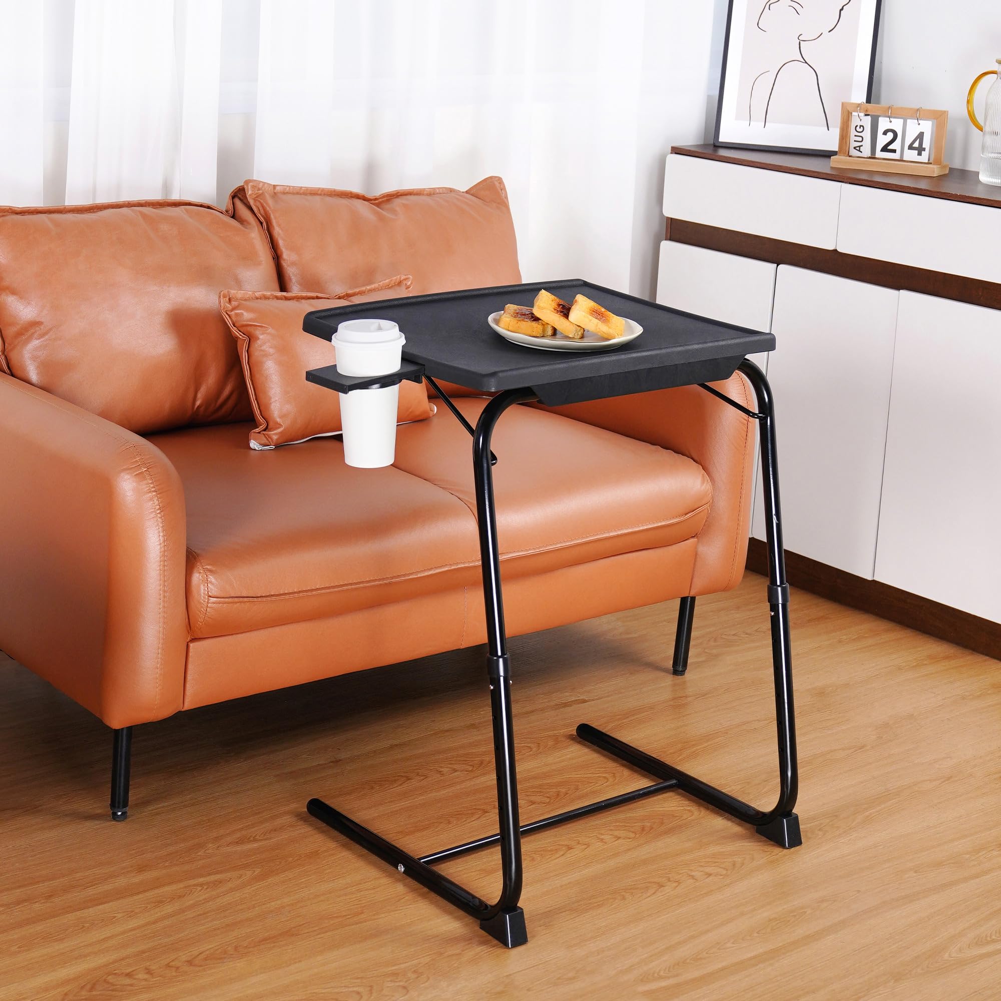 Allpop TV Tray Table extra-stable legs ensure steady use.