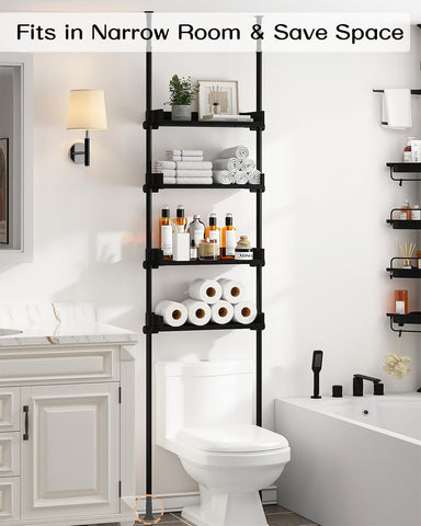 ALLZONE 4-tier space-saving design helps reduce bathroom clutter