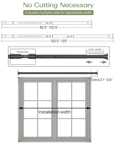 Allzone no-drill installation fits walls from wallpaper to tile.