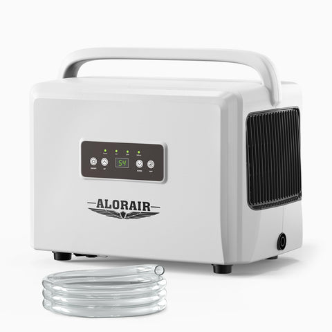 ALORAIR 70-pint crawlspace dehumidifier front view for basement humidity control