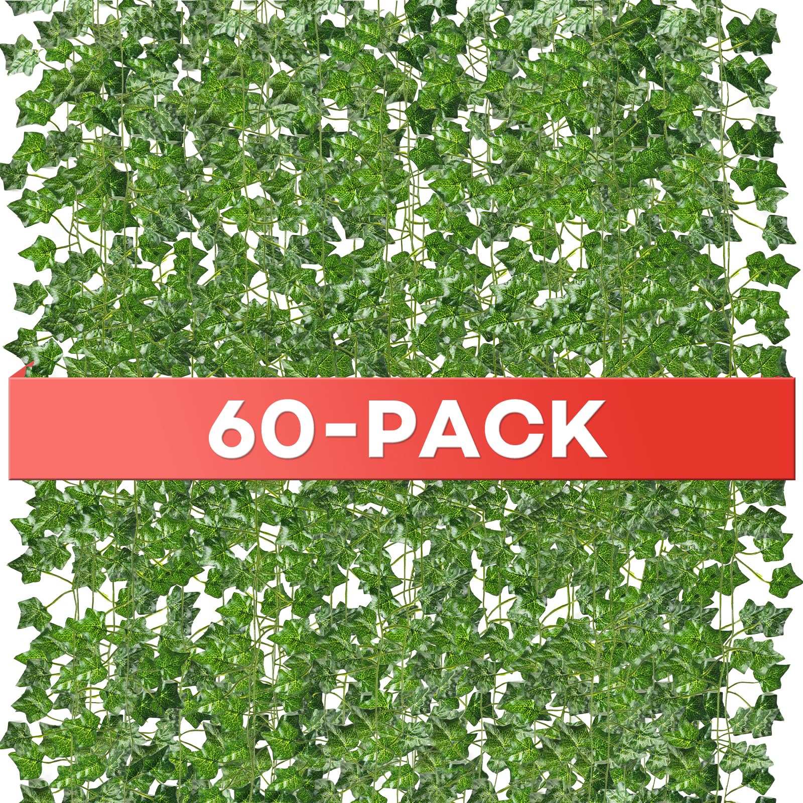 Alotiki fake vines 60-pack garland for versatile bedroom decor.