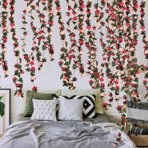 Alotiki rose garland easy to clean and store after use.