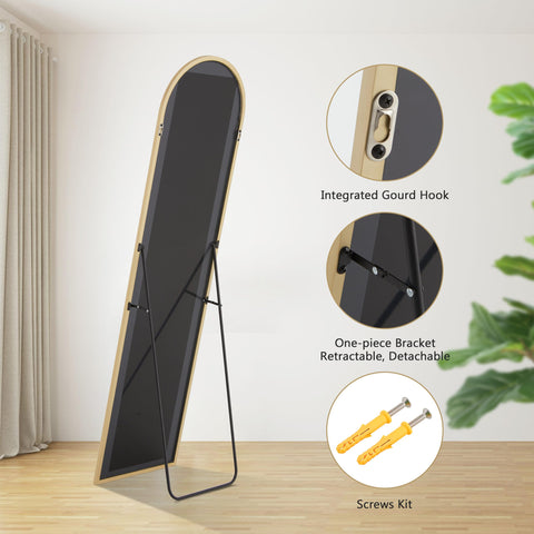 Alpen arched mirror with anti-rust aluminum frame for durability and shine