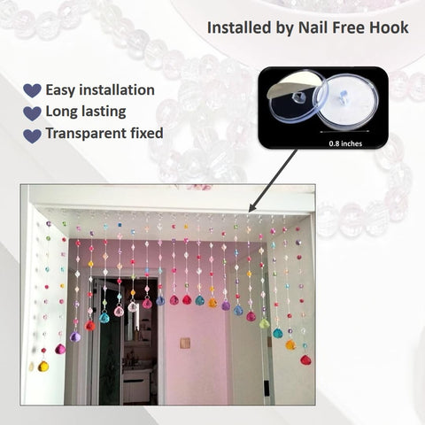 Alpengulen door decor doubles as a soft room divider for cozy nooks