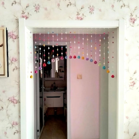 Alpengulen lightweight curtain for quick doorway installation and easy maintenance.