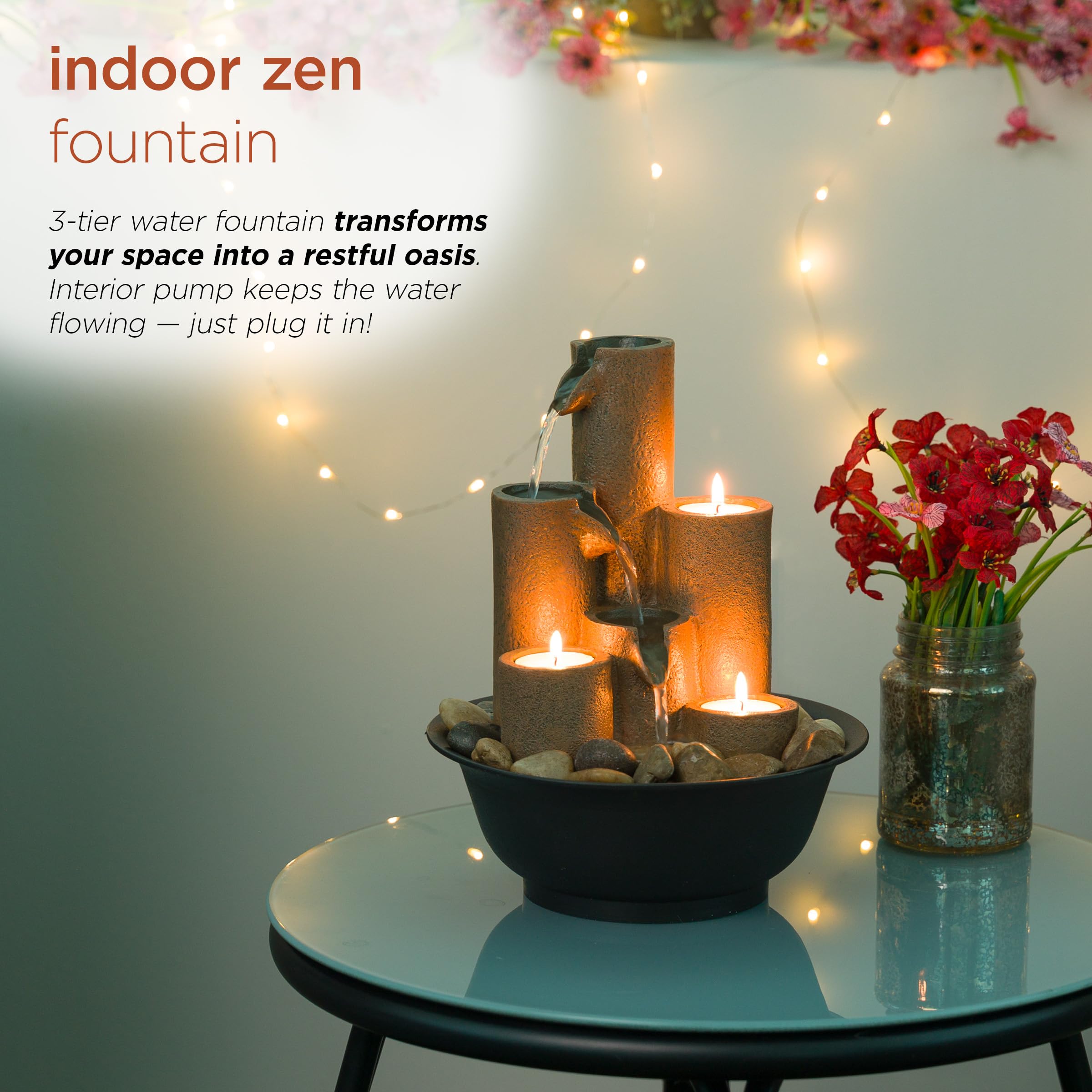 Alpine WCT202 warm glow from integrated tealights