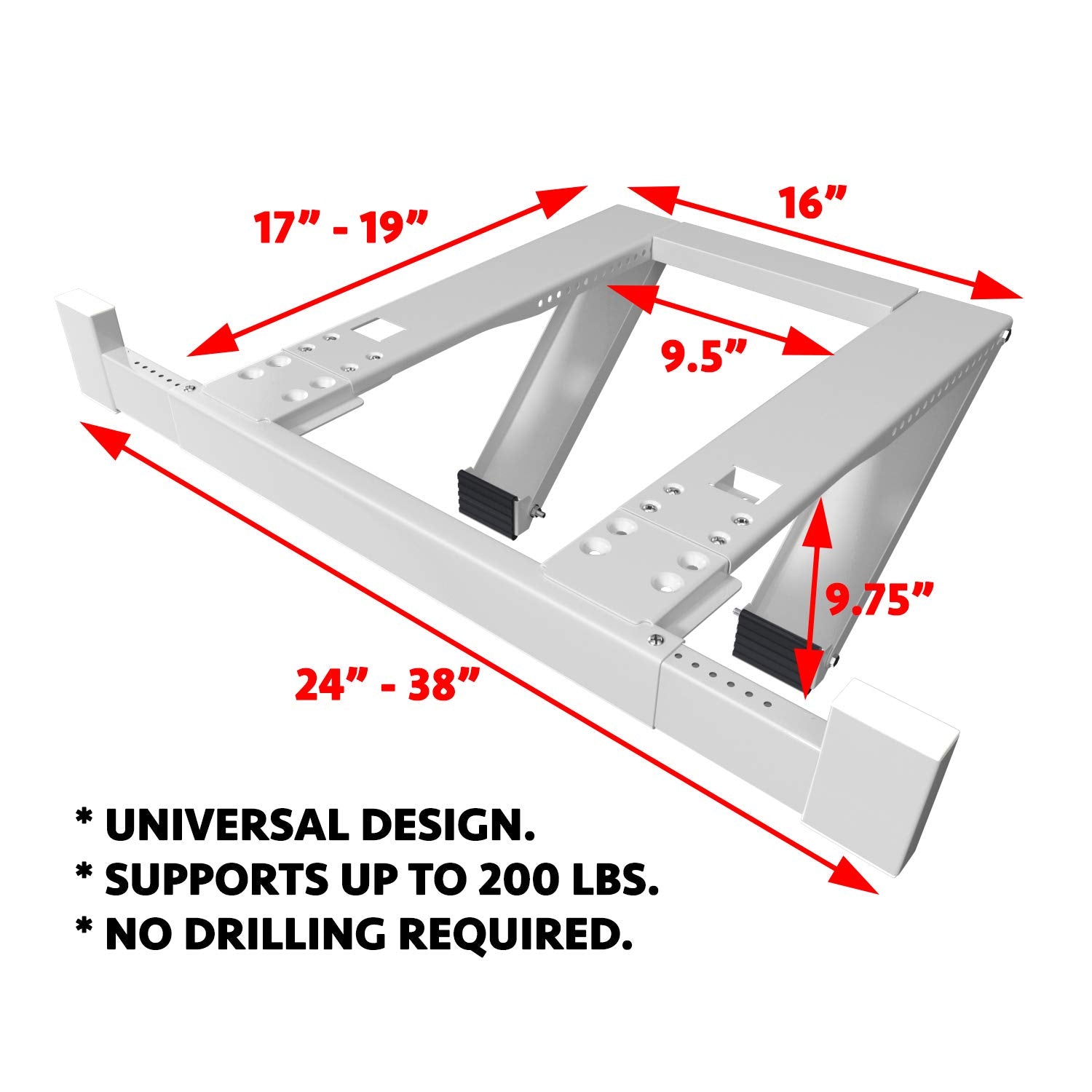 Alpine Hardware install kit laid out for easy, step-by-step mounting.