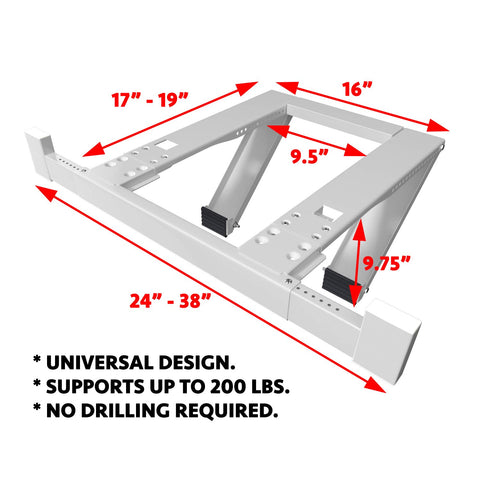 Alpine Hardware install kit laid out for easy, step-by-step mounting.