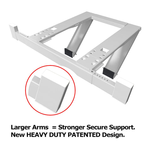Alpine Hardware bracket shown in weatherproof outdoor setup.