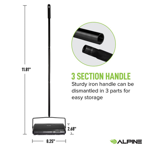 Alpine Industries lightweight design allows easy maneuvering around furniture.