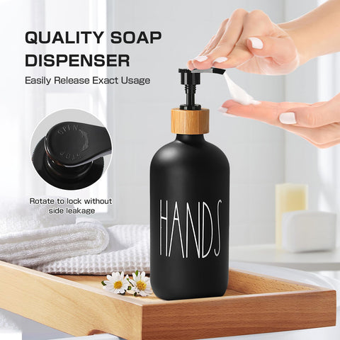 ALPIRIRAL matte black qtip holder provides tidy storage and easy reach.