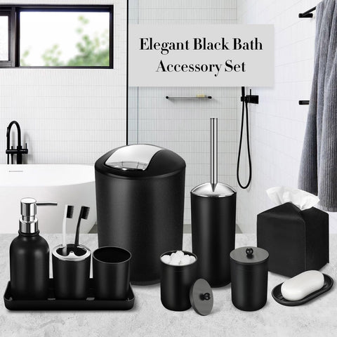 ALPIRIRAL toilet brush holder keeps the toilet area tidy.