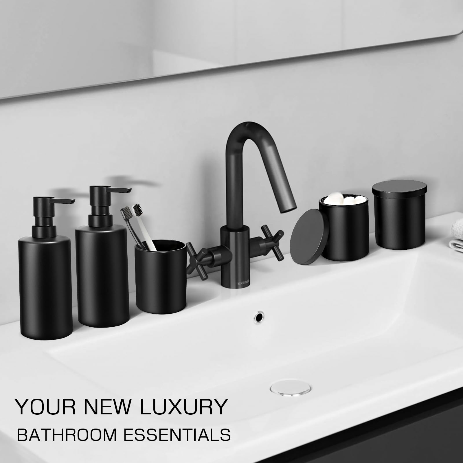 ALPIRIRAL countertop display shows a cohesive, upscale setup