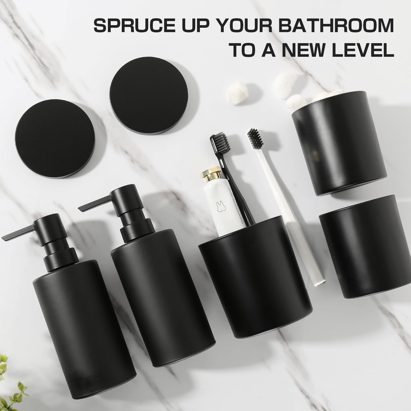 ALPIRIRAL Q-tip holder provides easy access while elevating style