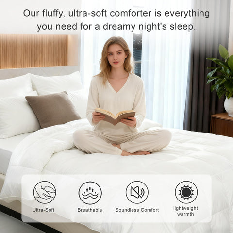 ALPSWAN corner tabs visible ensure secure duvet cover fit