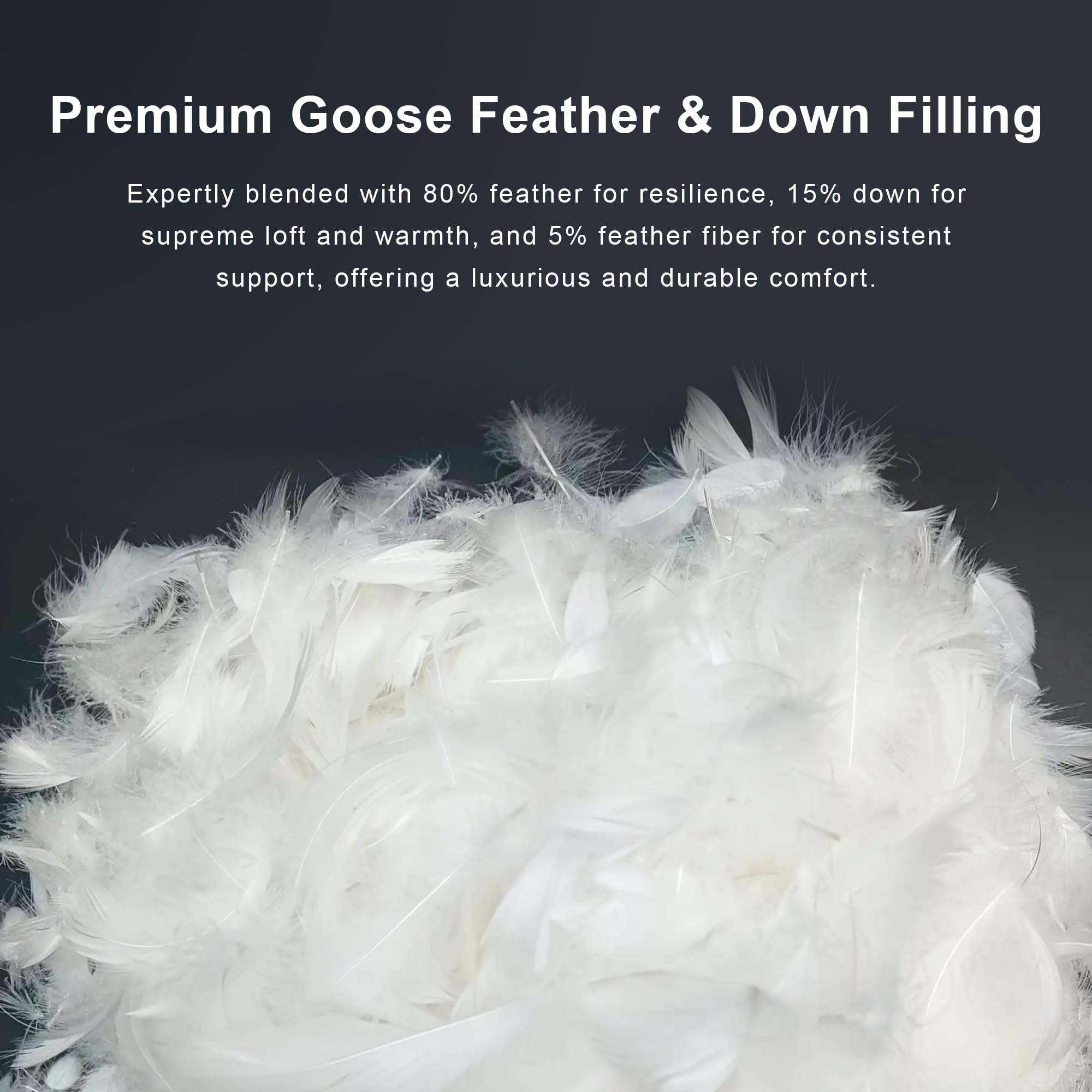ALPSWAN hotel-grade white finish adds premium bedroom ambience