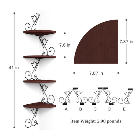 Alsonerbay cat-shaped design decor on shelf adds whimsy