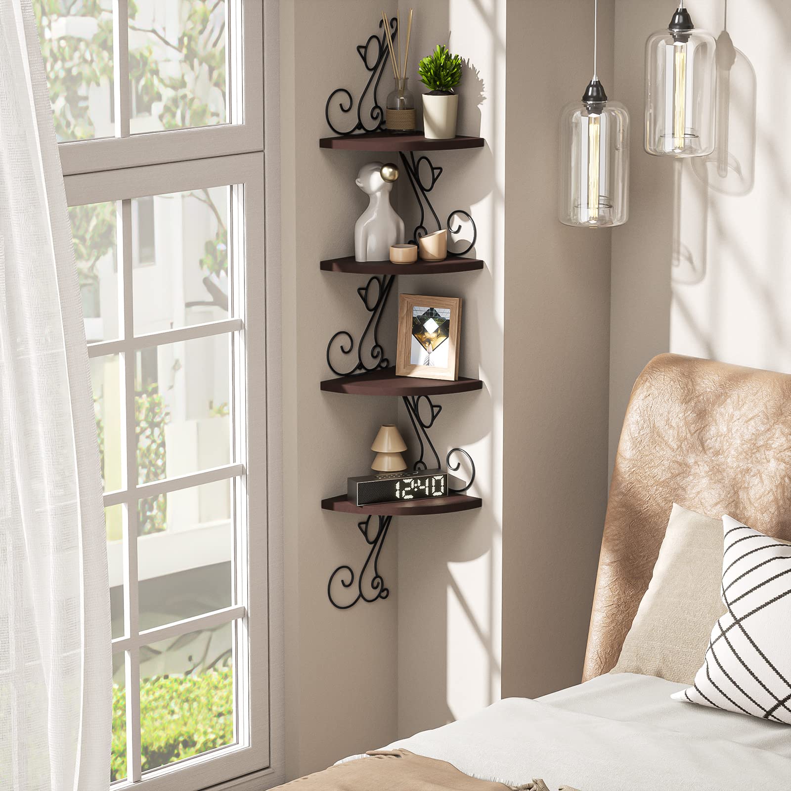 Alsonerbay paulownia wood material used in shelf highlighting eco-friendly design