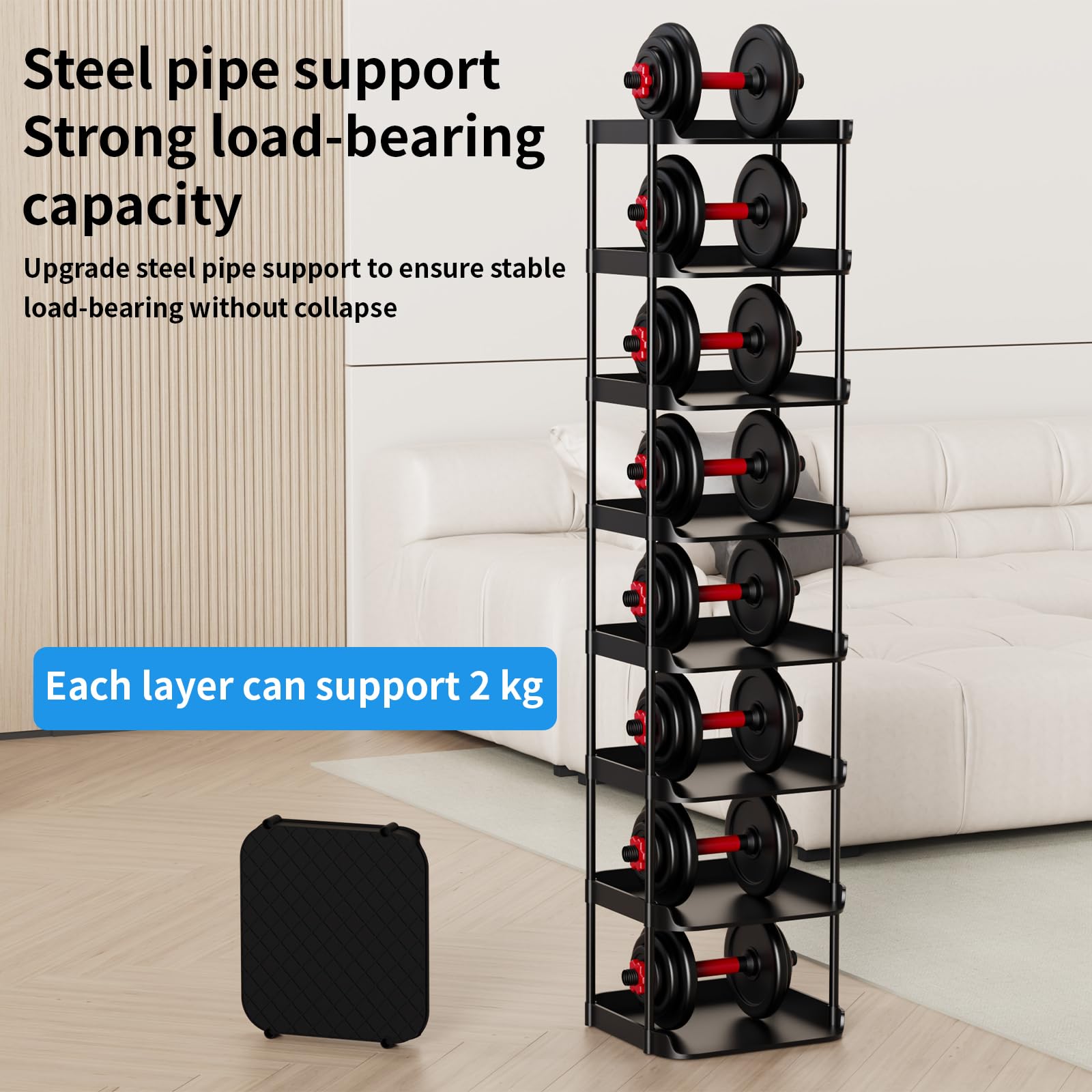 Altdnmaf versatile storage for shoes and daily sundries in small spaces.