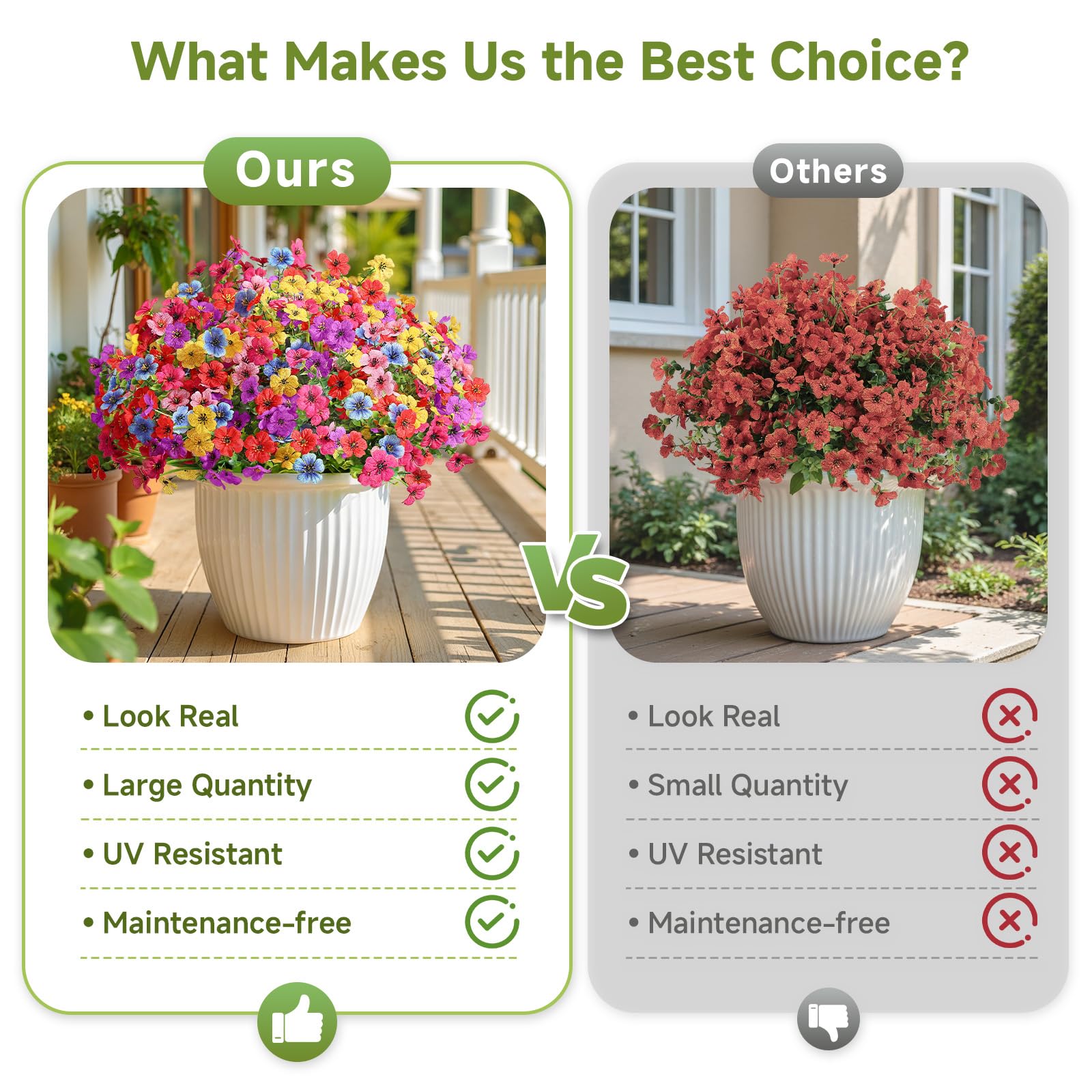 Alupssuc diy-friendly artificial flowers; bendable branches for wreaths and garlands.