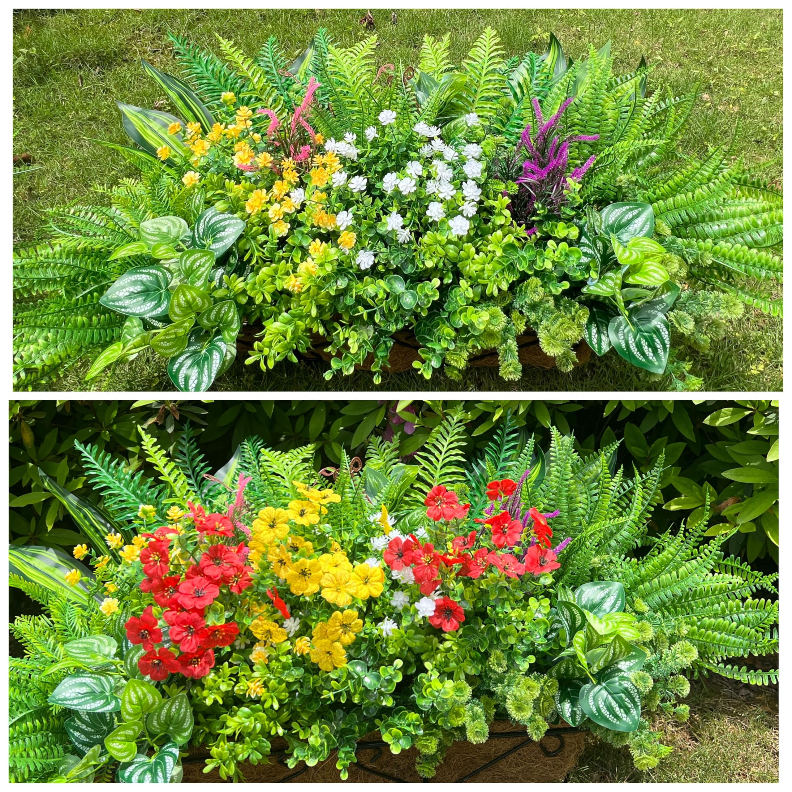 Alupssuc fade-resistant leaves stay lush in sun and rain.