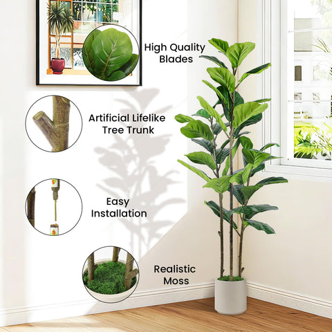 Alupssuc maintenance-free design stays vibrant without watering or sunlight.