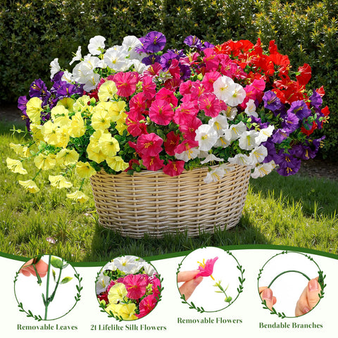 Alupssuc morning glory yellow bundle adds cheerful curb appeal outdoors.