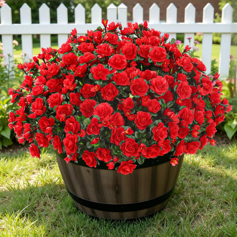 Alupssuc outdoor-friendly UV-resistant artificial flowers endure sun for seasons of color