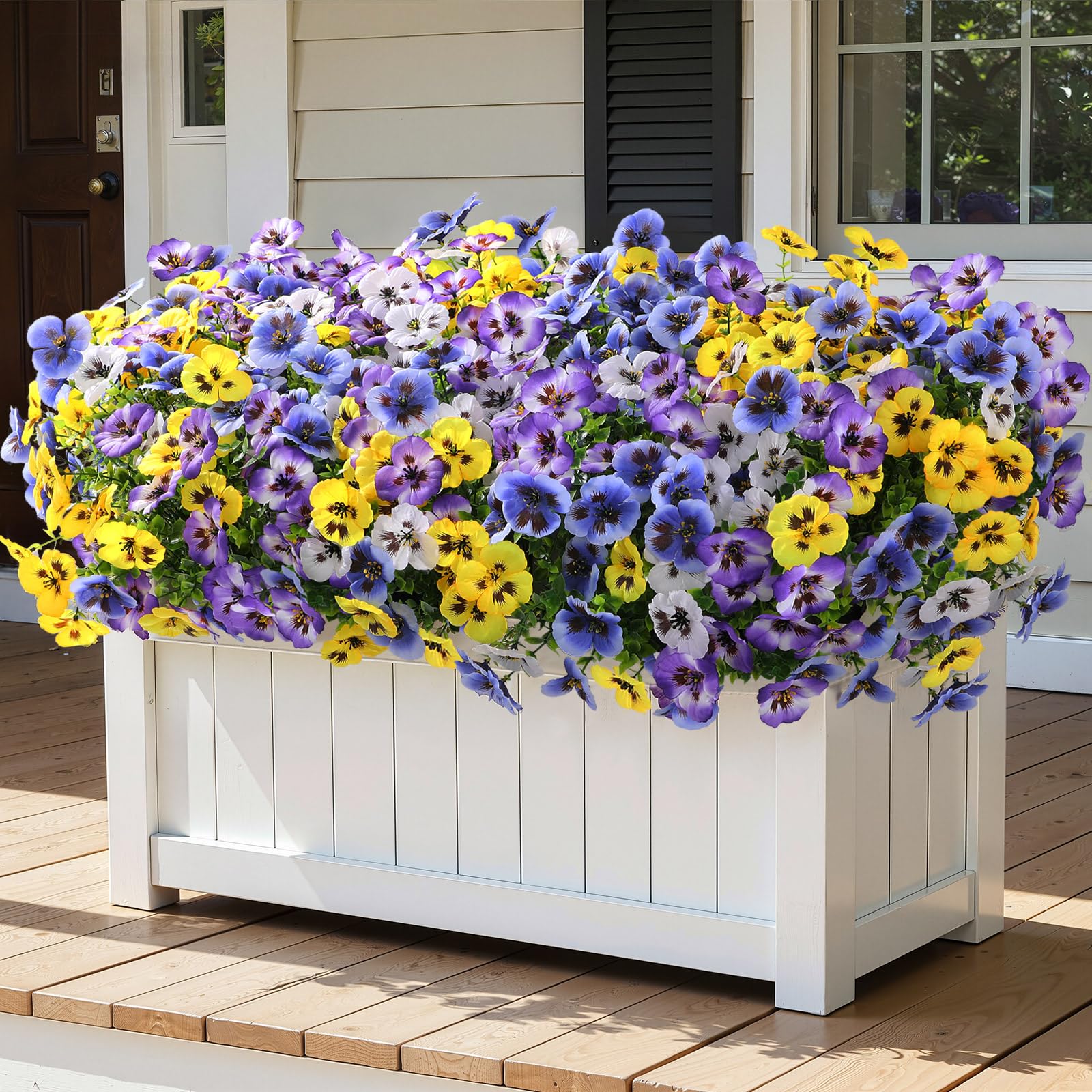 Alupssuc pansies UV-resistant outdoor use for sunny spaces
