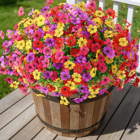 Alupssuc silk daisy bouquet UV-resistant keeps colors vivid in sunlit areas